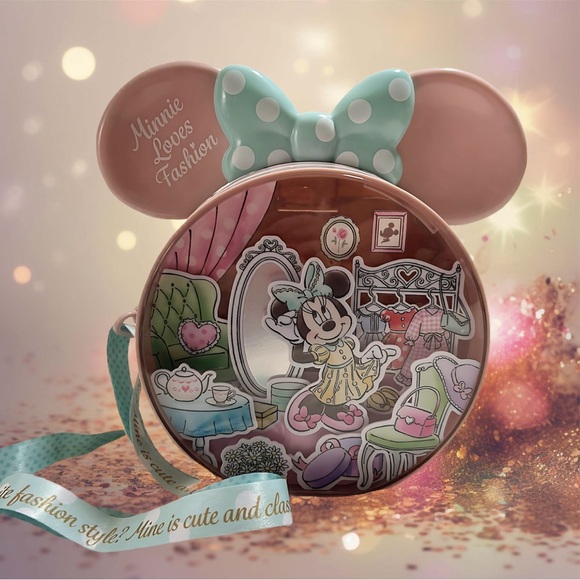 TDR ➡️ Popcorn Bucket! 🩵 Minnie Mouse Loves Fashion Limited Japan Exclusive - Picture 3 of 11
